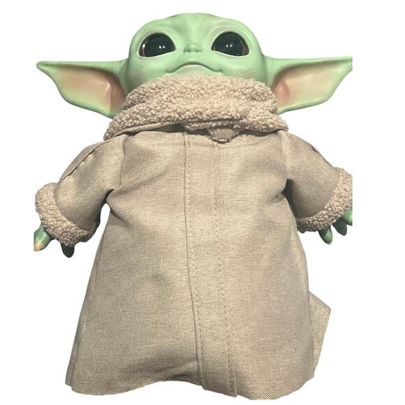 Disney Star Wars Baby Yoda Plush 12” Tall Doll The Mandalorian The Child Grogu - Picture 1 of 5